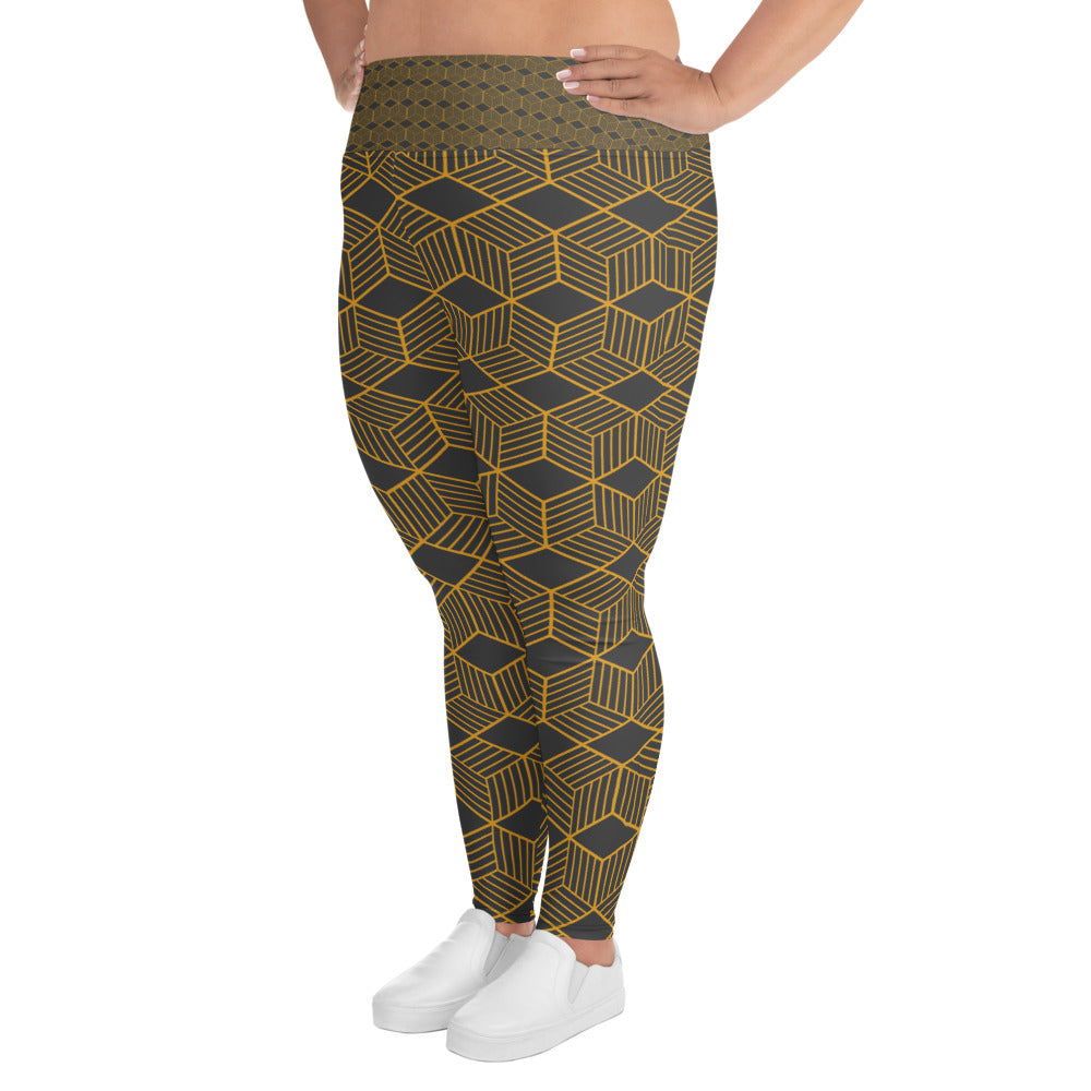 All-Over Print Plus Size Leggings