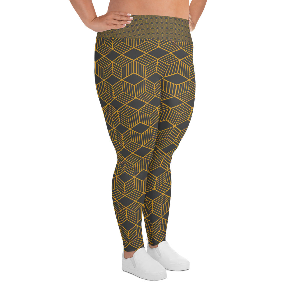 All-Over Print Plus Size Leggings