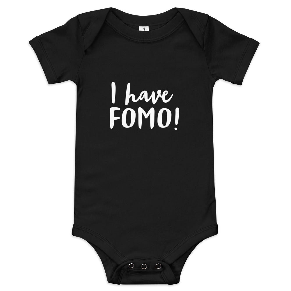 I have FOMO! Fear of missing out! Baby short sleeve one piece