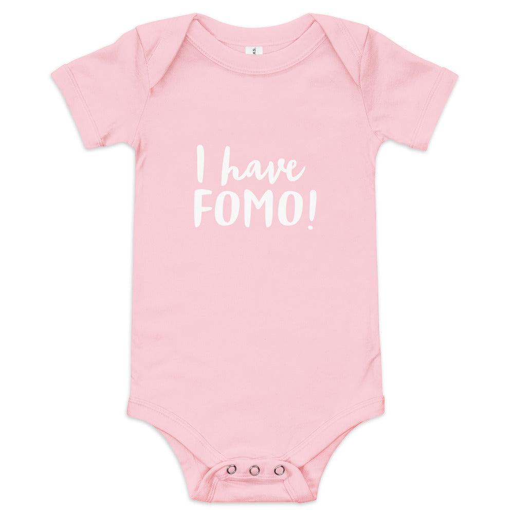 I have FOMO! Fear of missing out! Baby short sleeve one piece