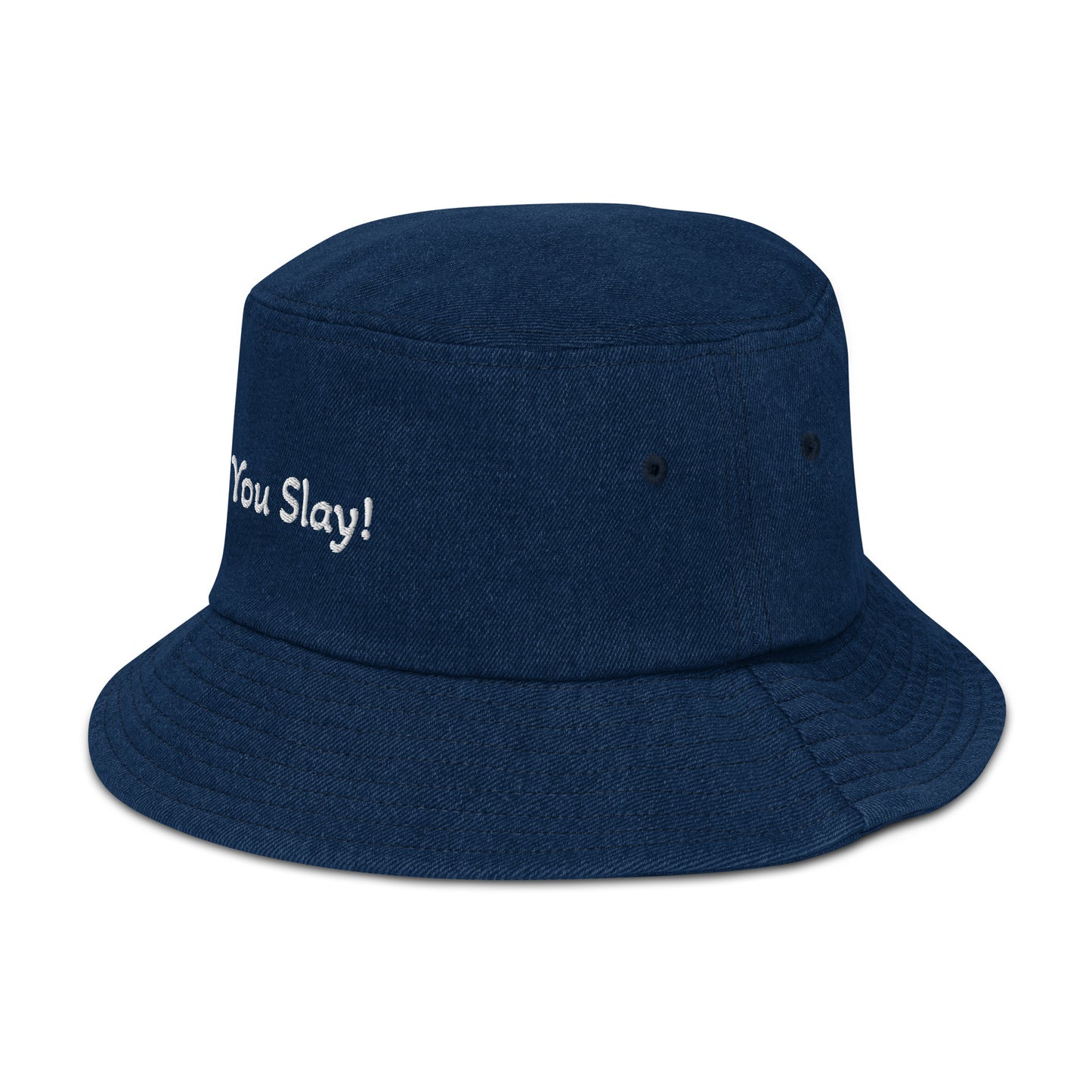 You Slay! Denim bucket hat