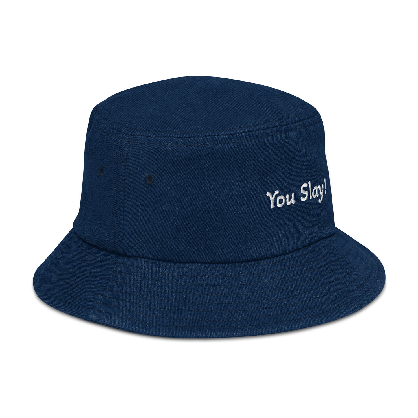 You Slay! Denim bucket hat