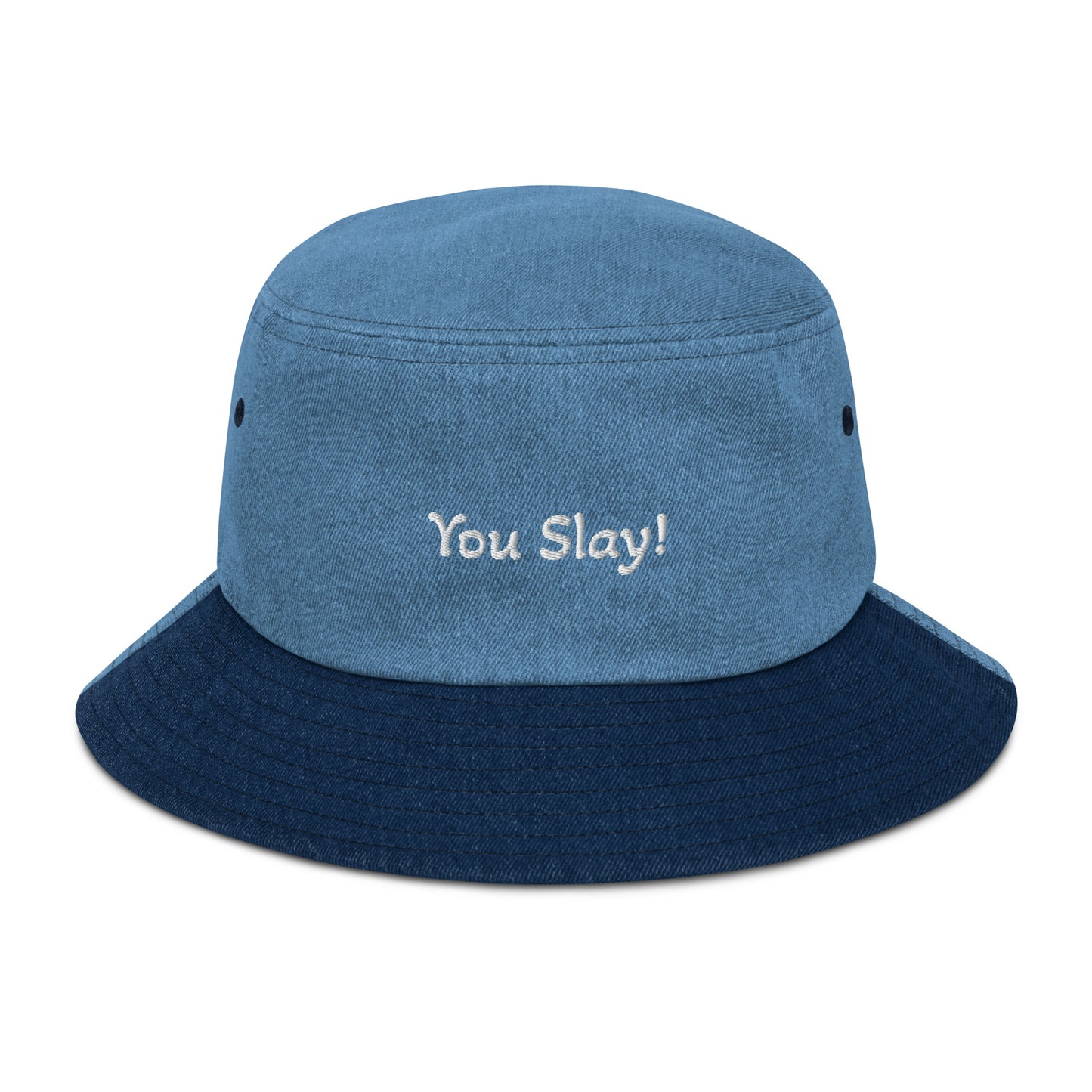 You Slay! Denim bucket hat