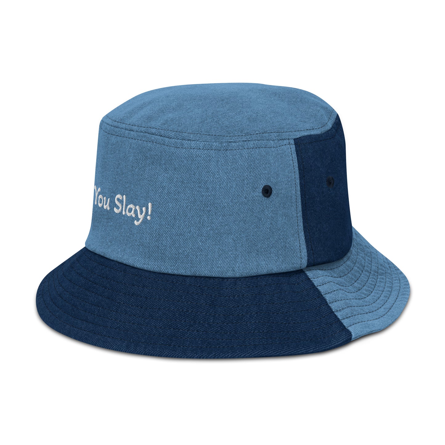 You Slay! Denim bucket hat