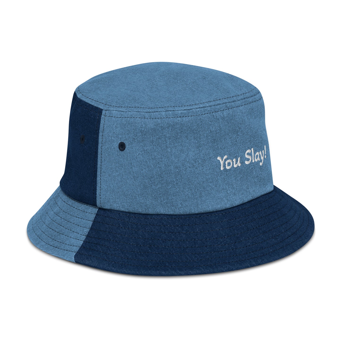 You Slay! Denim bucket hat