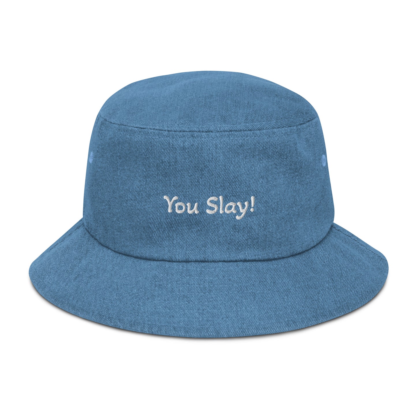 You Slay! Denim bucket hat