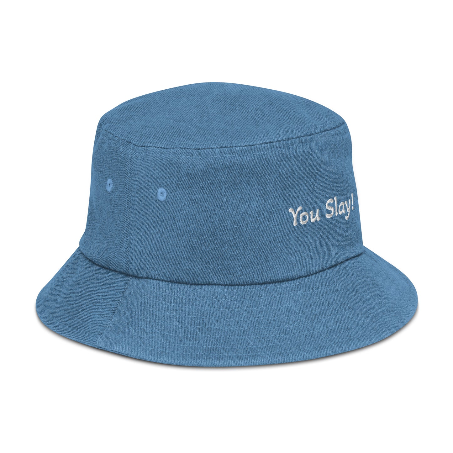 You Slay! Denim bucket hat