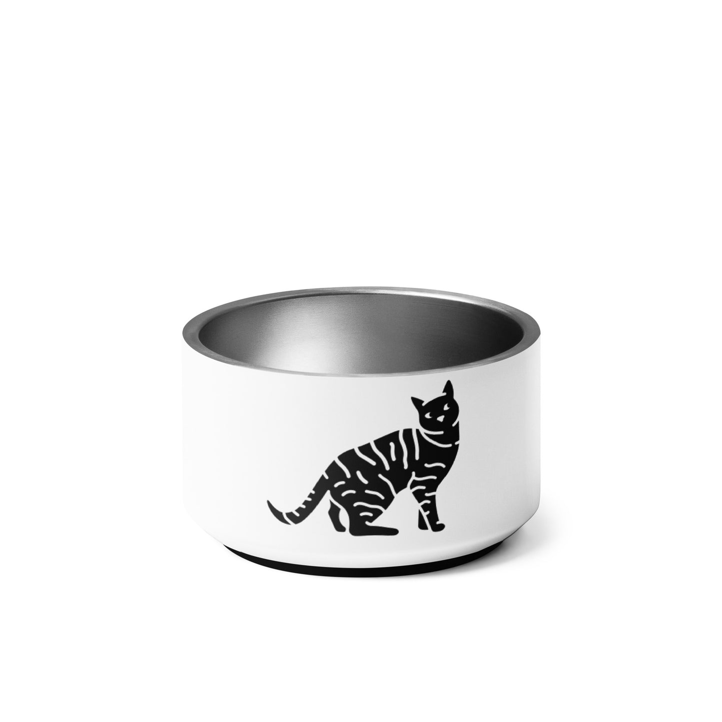 Striped Cat Pet Bowl