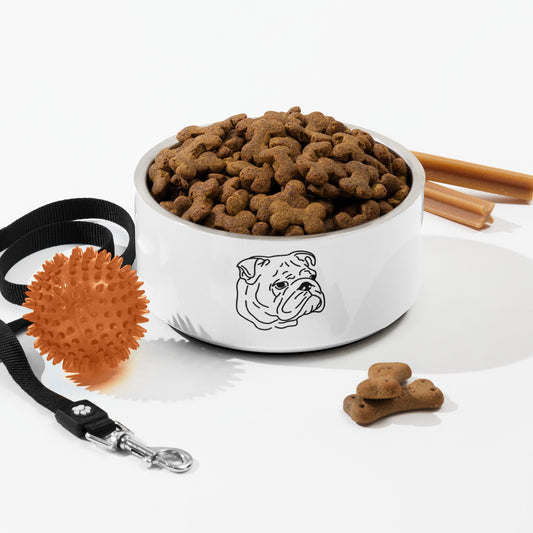 English Bull Dog Pet bowl