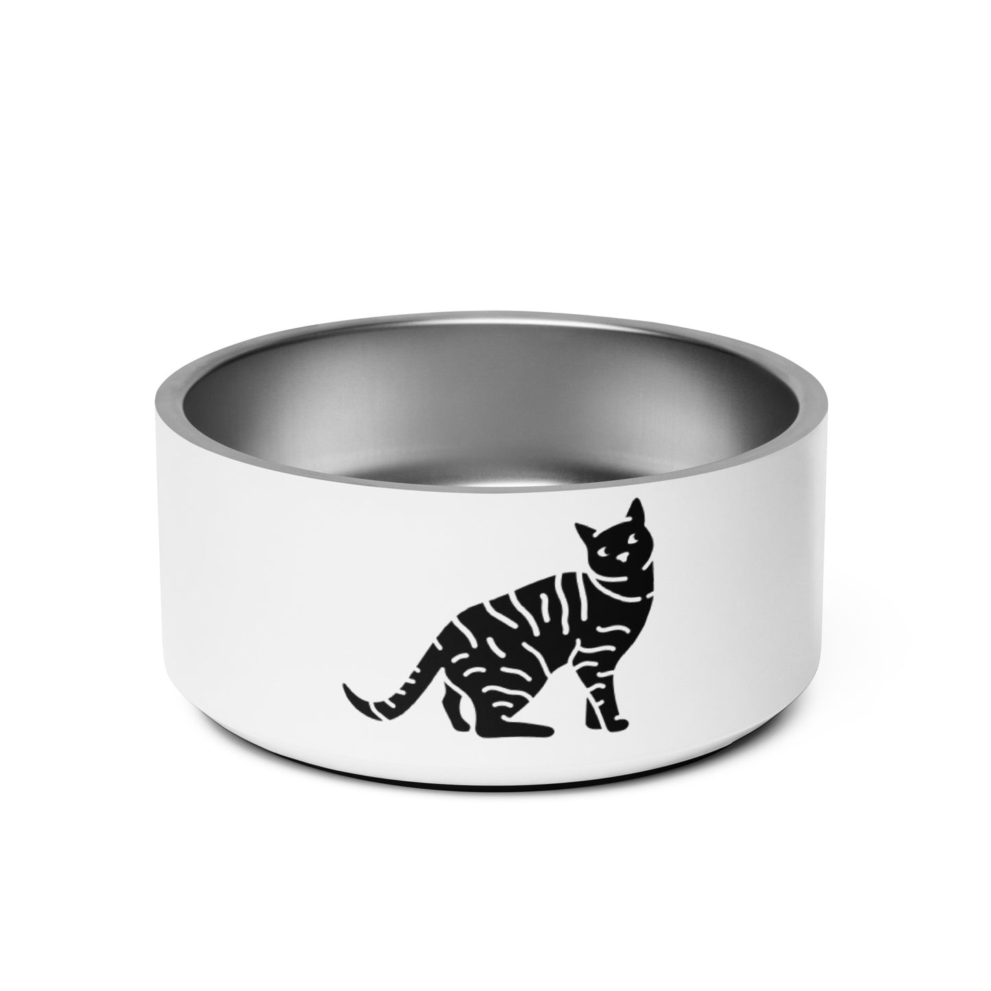 Striped Cat Pet Bowl