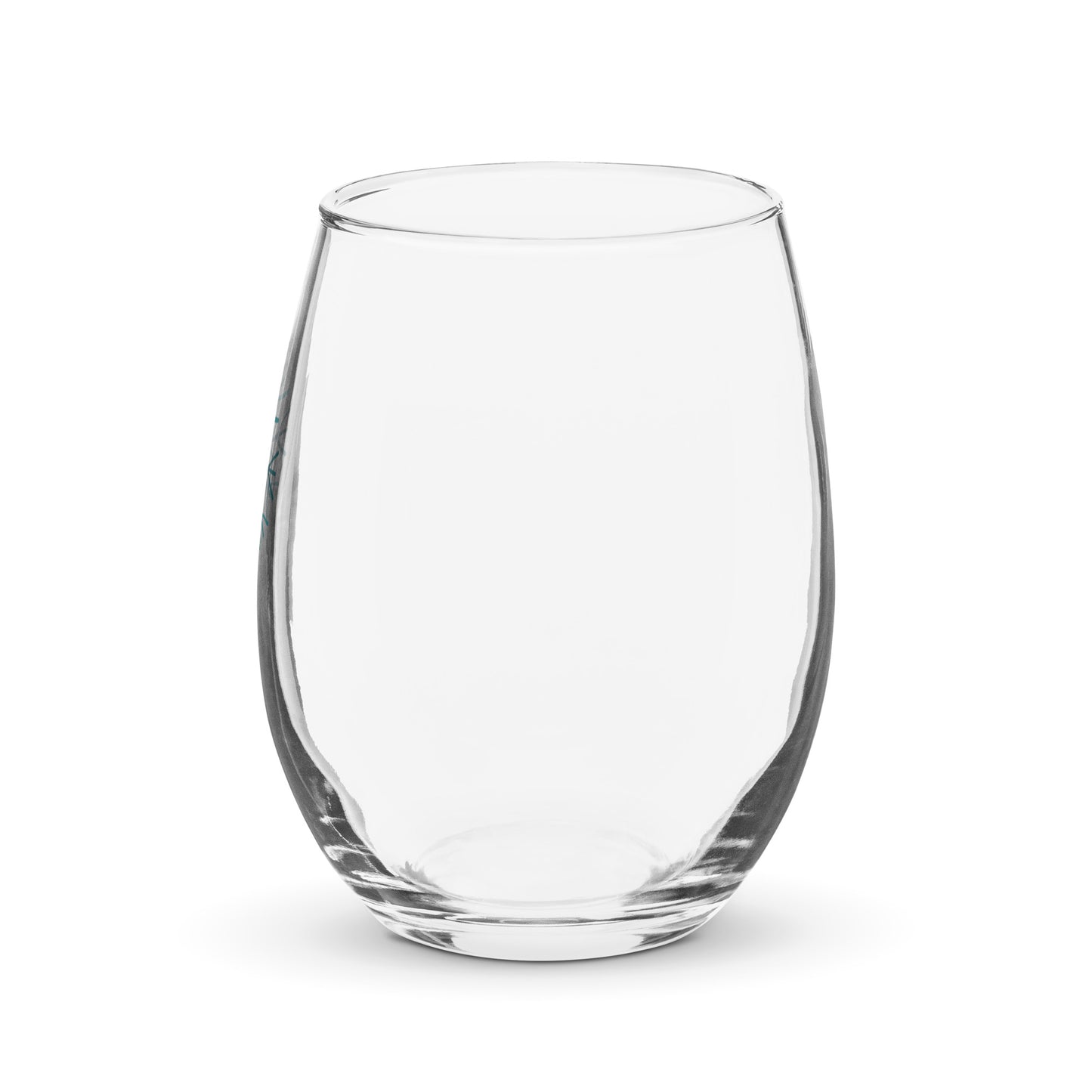 Christmas stemless wine glass