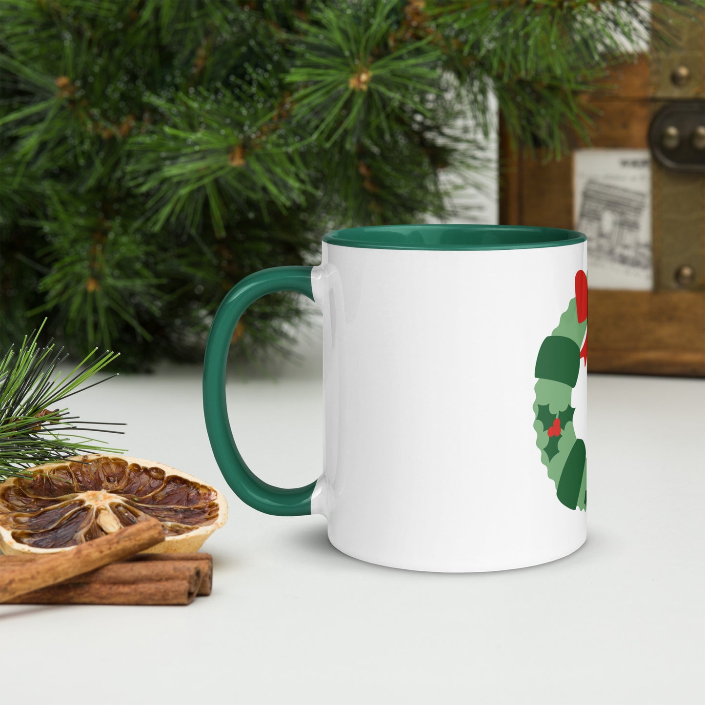 Christmas Mug with Color Inside