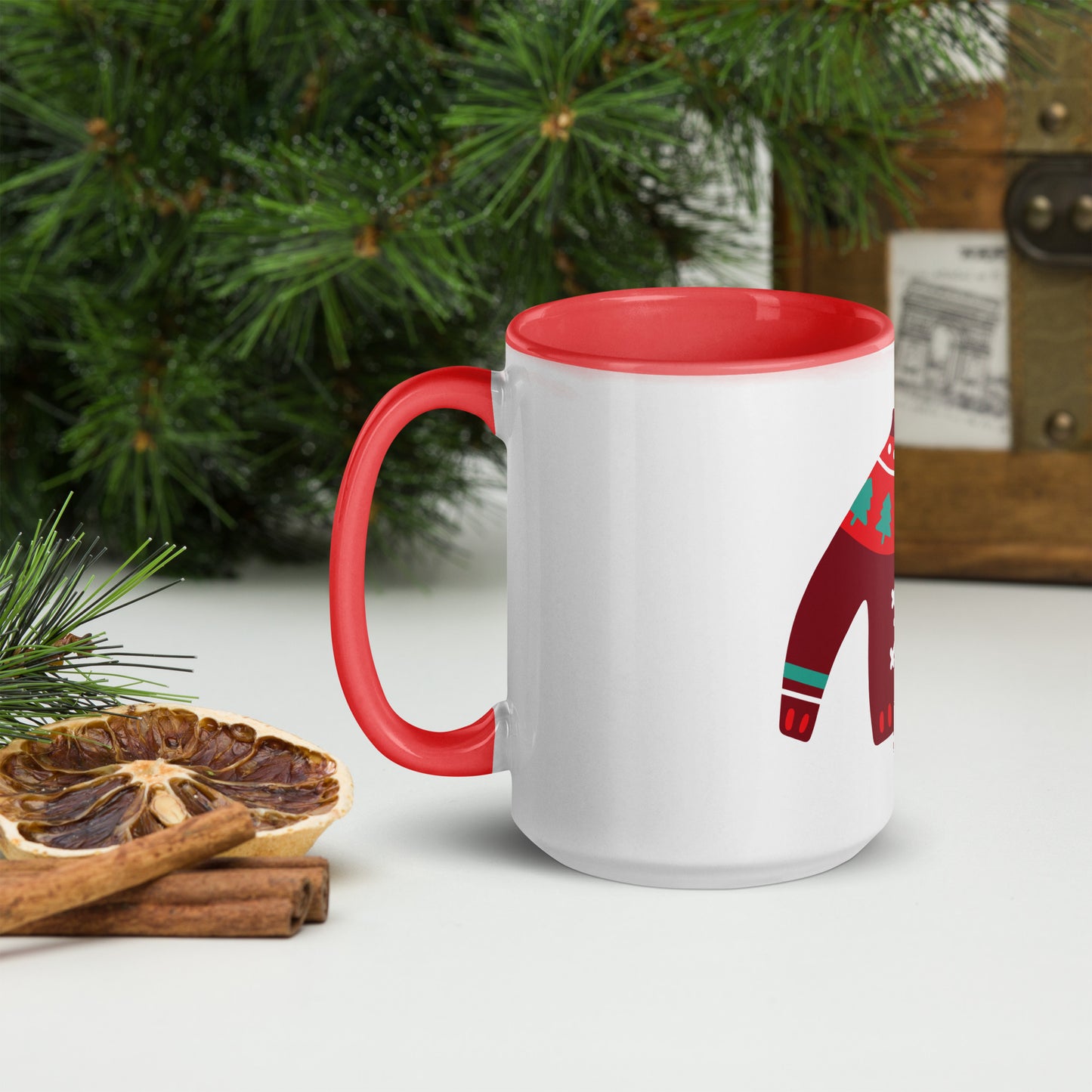 Christmas Mug with Color Inside