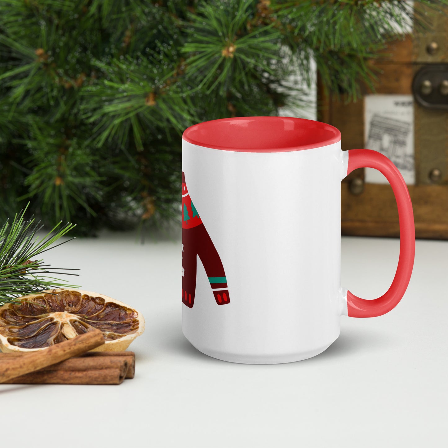 Christmas Mug with Color Inside