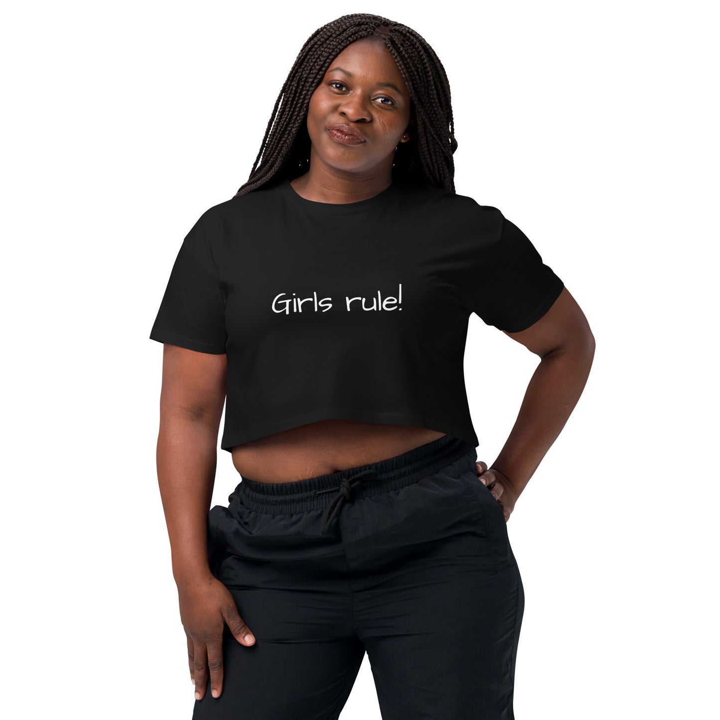 Women’s crop top "Girls Rule!"