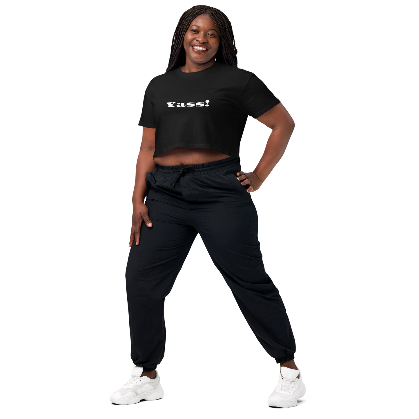 Yass! Women’s crop top