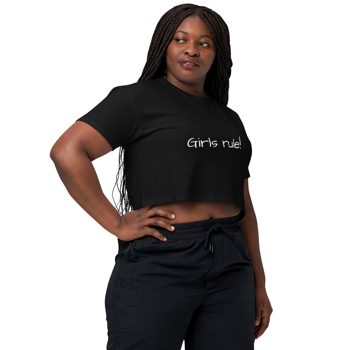 Women’s crop top "Girls Rule!"