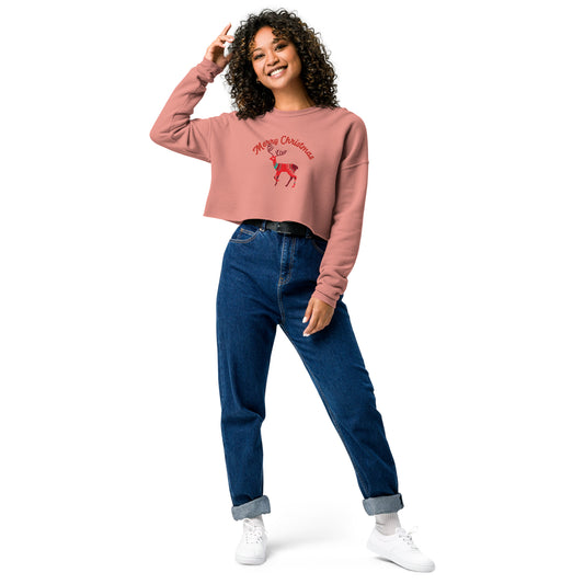 Merry Christmas! Crop Sweatshirt