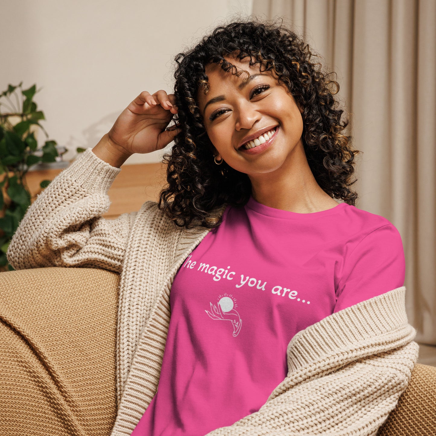 Women's Relaxed T-Shirt -The magic you are...