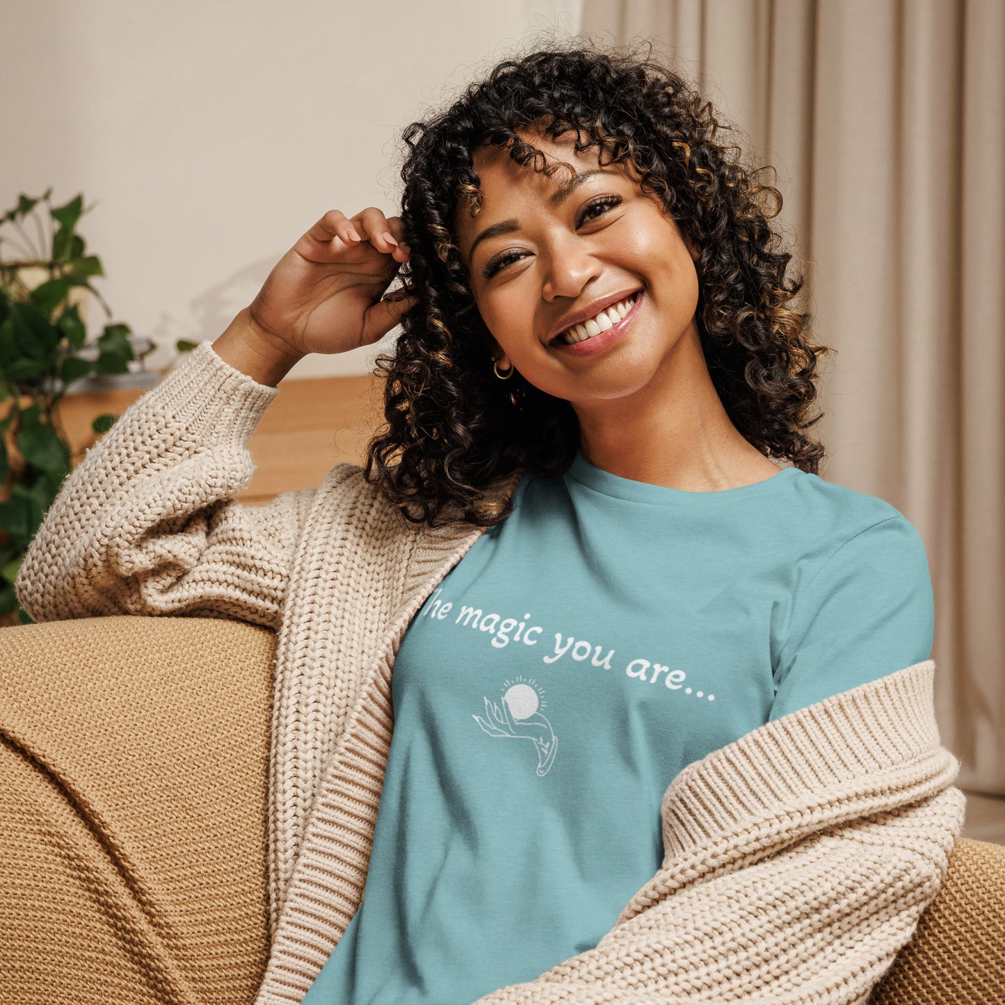 Women's Relaxed T-Shirt -The magic you are...