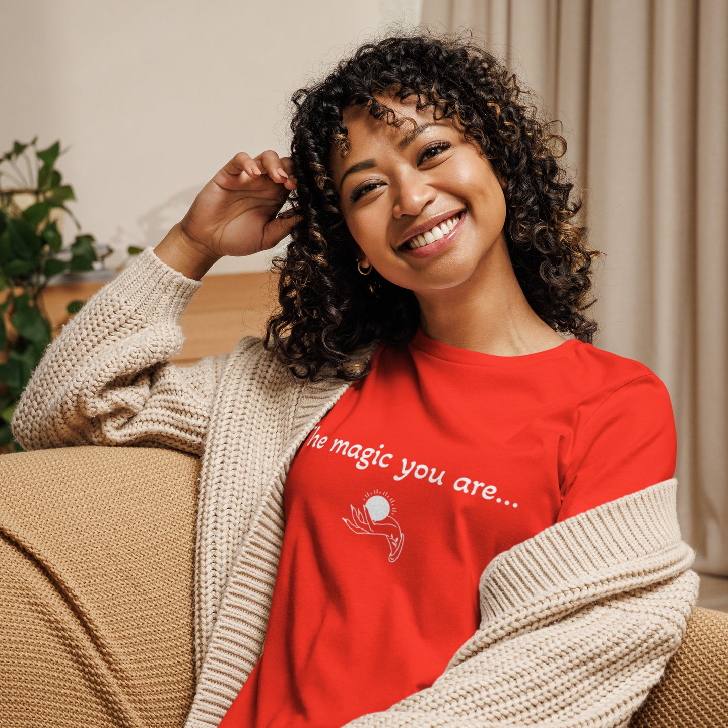 Women's Relaxed T-Shirt -The magic you are...